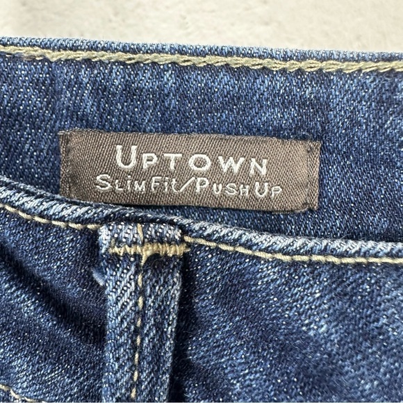 Mango Size 28 Uptown Slim Fit Push Up Distressed Stretch Jeans - Picture 4 of 13